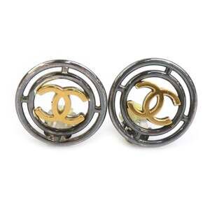 Chanel Cc Logo Clip-On Earrings Gold- #244525C64B